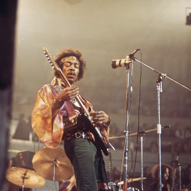 Jimi Hendrix live at the Royal Albert Hall in 1969
