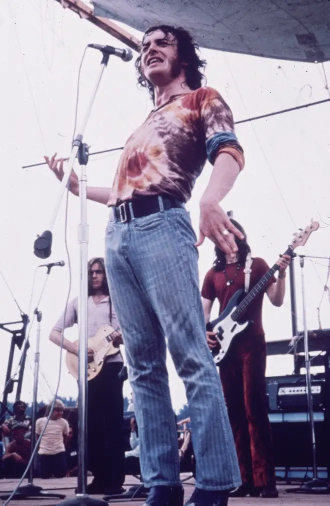 Joe Cocker performs at Woodstock