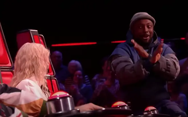 Olly Murs, will.i.am and Anne-Marie joined the 'Burnin' Down The House' singer for a four-way rendition of the 1954 rock 'n' roll hit.
