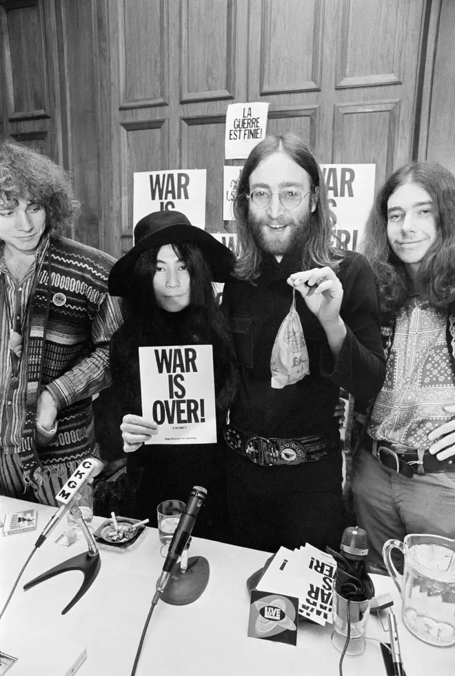 'Happy Xmas (War Is Over)' came out two years after Lennon and Ono started their peace campaign.