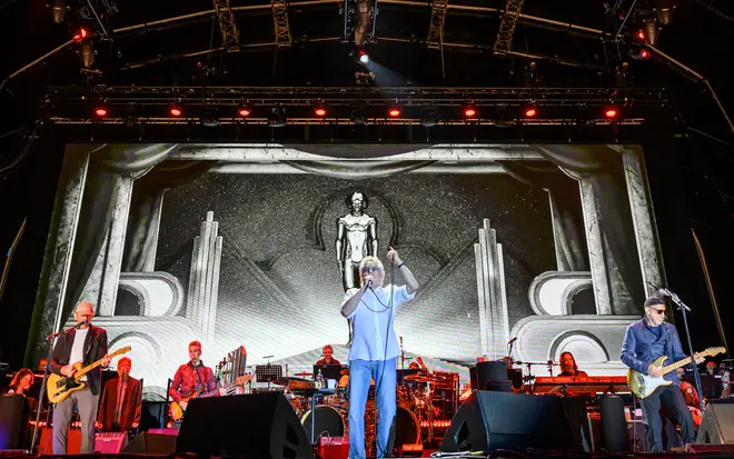 The Who performing with The Royal Philharmonic Concert Orchestra at Royal Sandringham Estate on August 28, 2023 in Sandringham, Norfolk. (Photo by Katja Ogrin/Redferns)