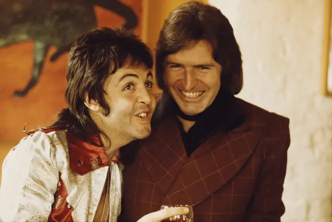 Paul McCartney and Mike McGear in 1974