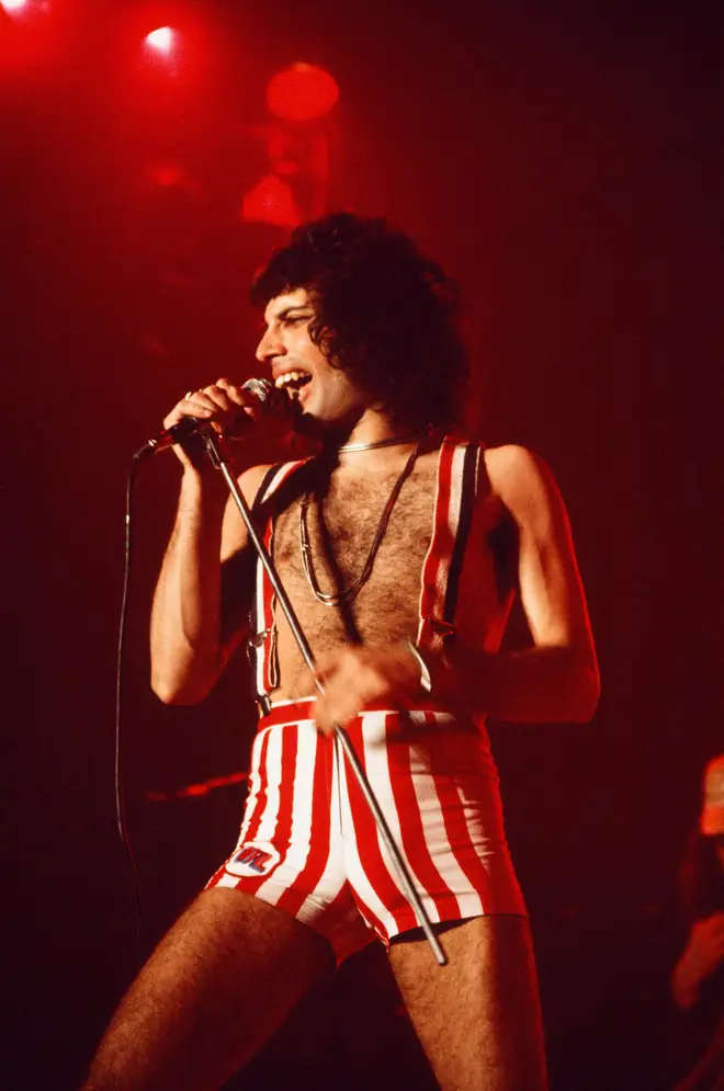 Brian May once said: "Freddie wanted to be Aretha Franklin." (Photo by Koh Hasebe/Shinko Music/Getty Images)