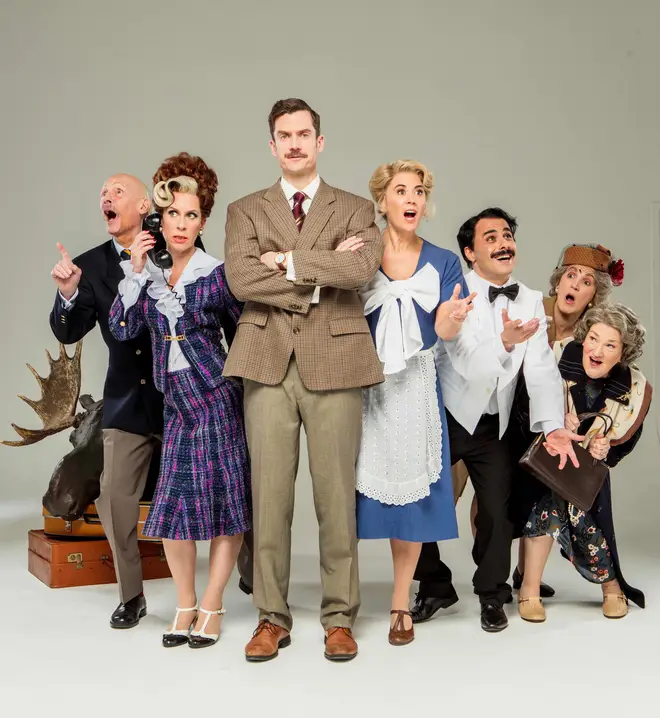 The cast of Fawlty Towers - The Play