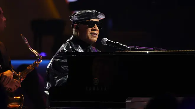 Stevie Wonder performs at the 2024 Grammy Awards