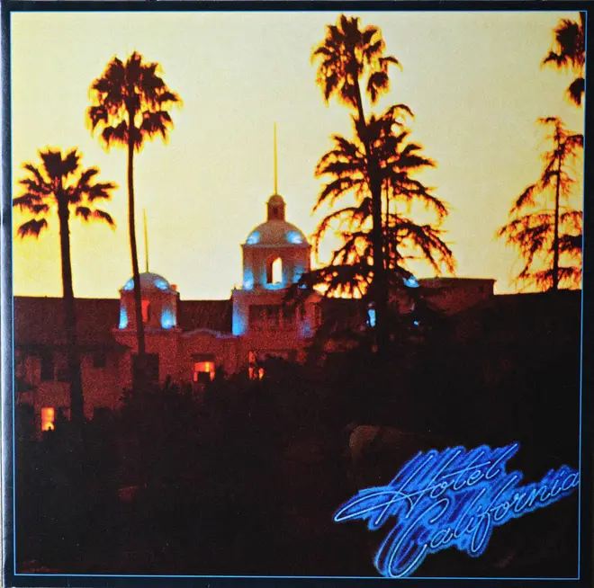 The original vinyl cover for 'Hotel California'.