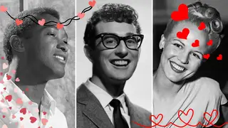 Sam Cooke, Buddy Holly and Peggy Lee - 1950s Valentine's Day