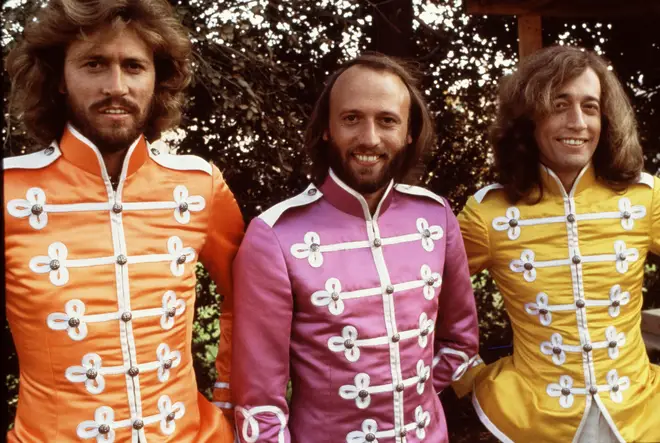 The Bee Gees starred in ill-fated jukebox movie Sgt. Pepper's Lonely Hearts Club Band. (Photo by Michael Putland/Getty Images)