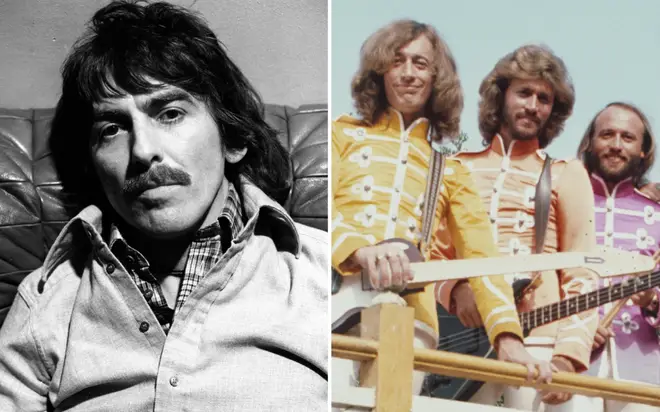 After the Bee Gees made the Sgt. Pepper&squot;s Lonely Hearts Club Band film in 1978, George Harrison branded them and their manager Robert Stigwood as "greedy".