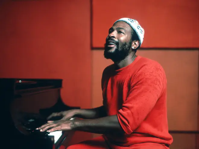Marvin Gaye in 1974. (Photo by Jim Britt/Michael Ochs Archives/Getty Images)