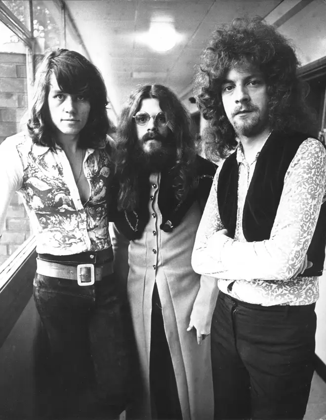 Jeff Lynne, Roy Wood, and Bev Bevan in The Move, 1970. (Photo by Chris Walter/WireImage)
