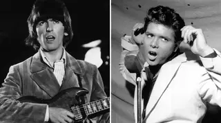 After seeing Cliff Richard perform, The Beatles' George Harrison was inspired to learn the guitar.
