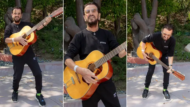 Ringo Starr and the long-lost 12-string acoustic guitar from Help!