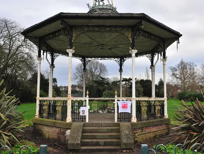 David Bowie's bandstand today