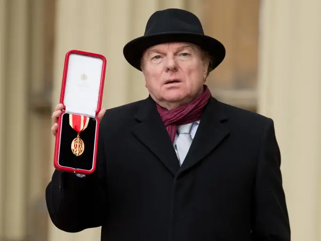 Sir Van Morrison was knighted by the Prince of Wales in 2016