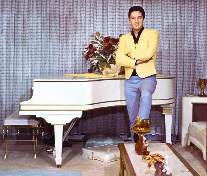 Elvis Presley at home in 1965