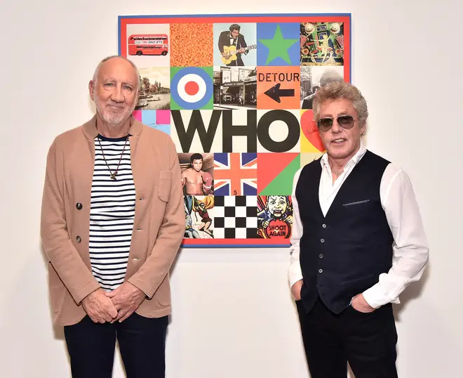 The Who: Pete Townshend and Roger Daltrey reveal Sir Peter Blake designed new album cover at Pace Gallery