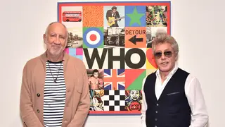 The Who: Pete Townshend and Roger Daltrey reveal Sir Peter Blake designed new album cover at Pace Gallery