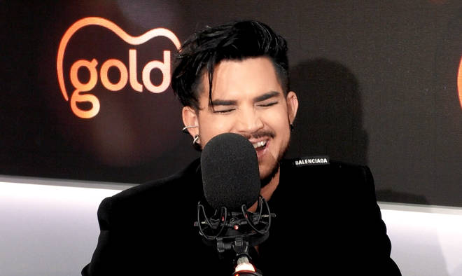 Adam Lambert speaking to Gold Radio