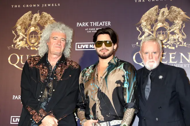 Queen: Brian May with Adam Lambert and Roger Taylor