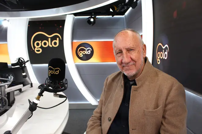 The Who’s Pete Townshend in the Gold Radio studio